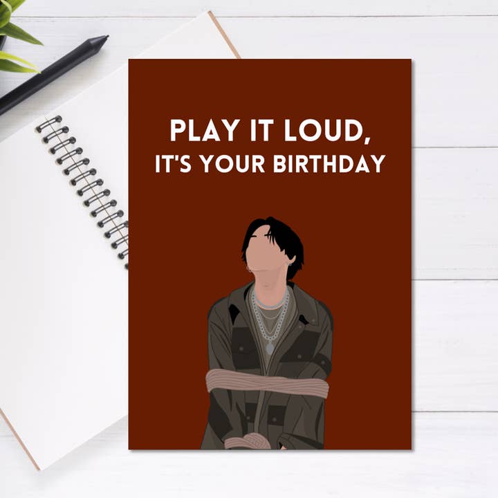 NotesfromNancy - Vente Cartes d'anniversaire - Carte d'anniversaire BTS Agust D/Suga