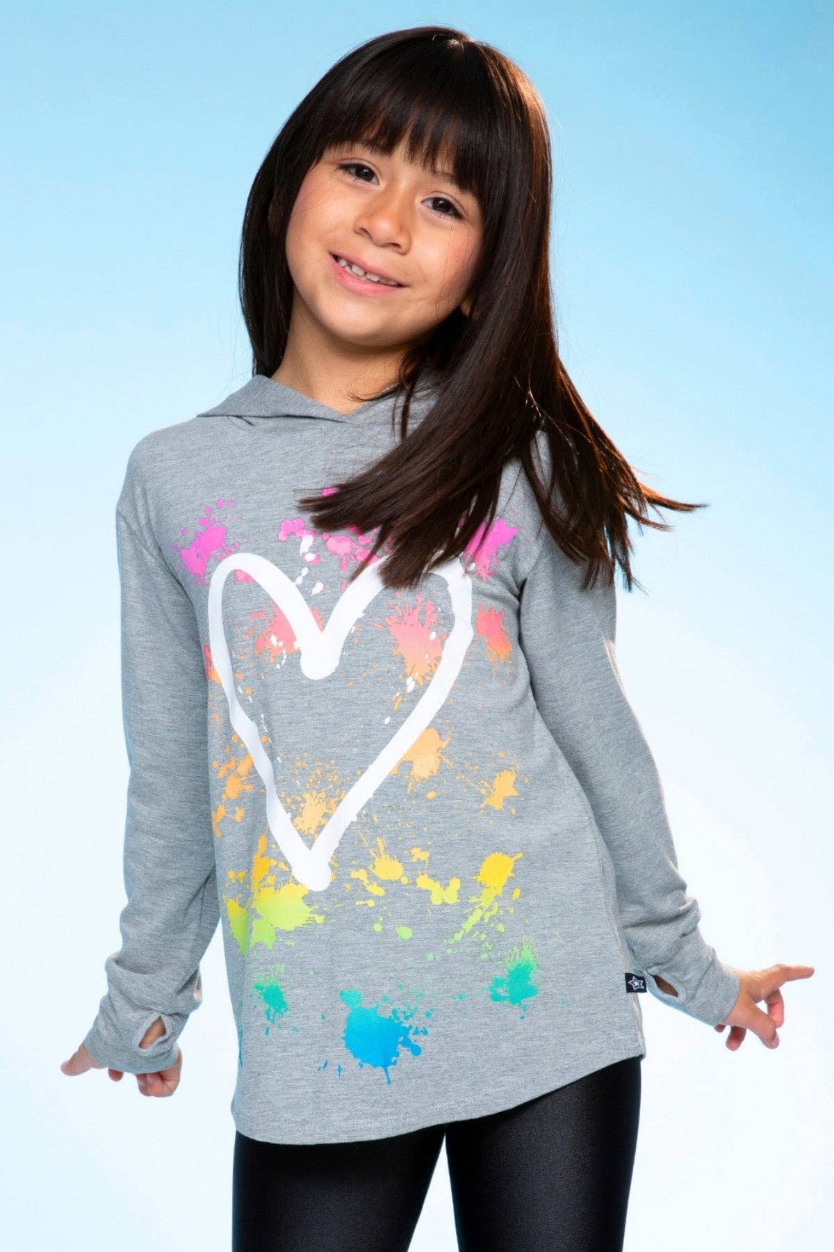 PixieLane – Großhandel Hoodie – Kinder – Modal-Strickpullover mit Kapuze und Daumenlöchern3