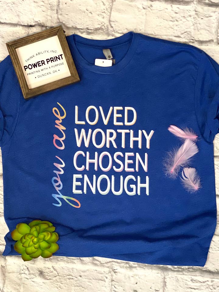 You are - Short Sleeve tee for wholesale by Think Ability Inc. - Power Print