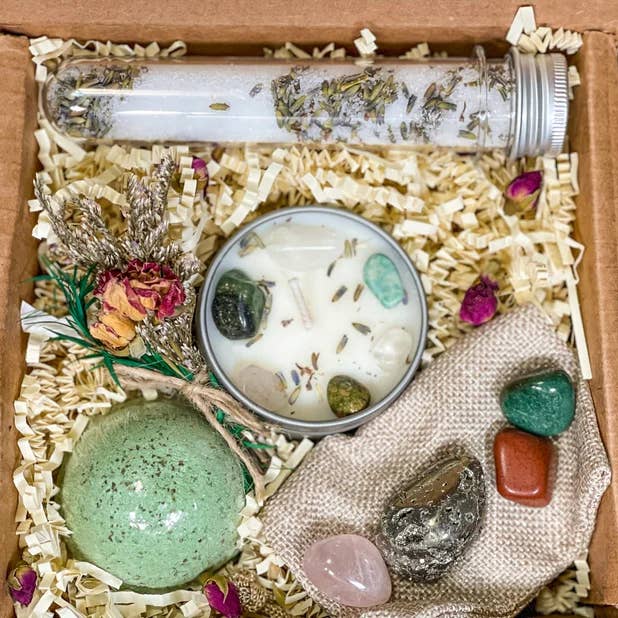 Taurus Crystal Gift Set, Taurus Crystal Box, Taurus Gift for wholesale by UniverseDelights