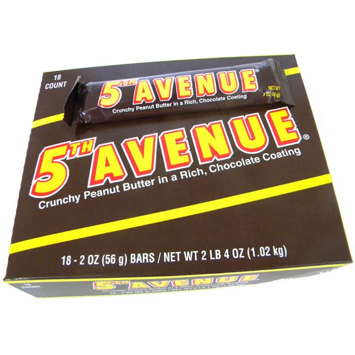 I Got Your Candy – Großhandel Schokoriegel – Hershey's 5th Avenue Schokoriegel 2,24 Unzen — 18 Karat1