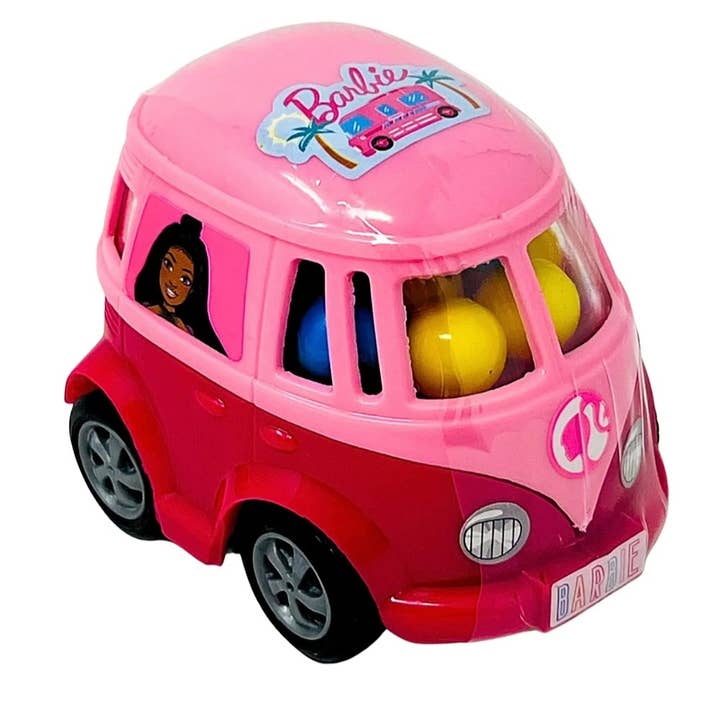 Majestic Wholesale - Venta al por mayor Golosinas duras - Furgoneta Camper de Barbie con Crunch Candy, 0.53oz, 12 unidades