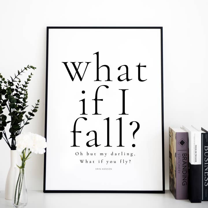 Seven Icons Store - Wholesale Art print - What if I fall?, Art Print3