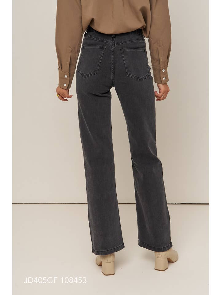 Oraije Paris - Vendita all'ingrosso Jeans - Donna - Jeans Barbara a gamba larga1