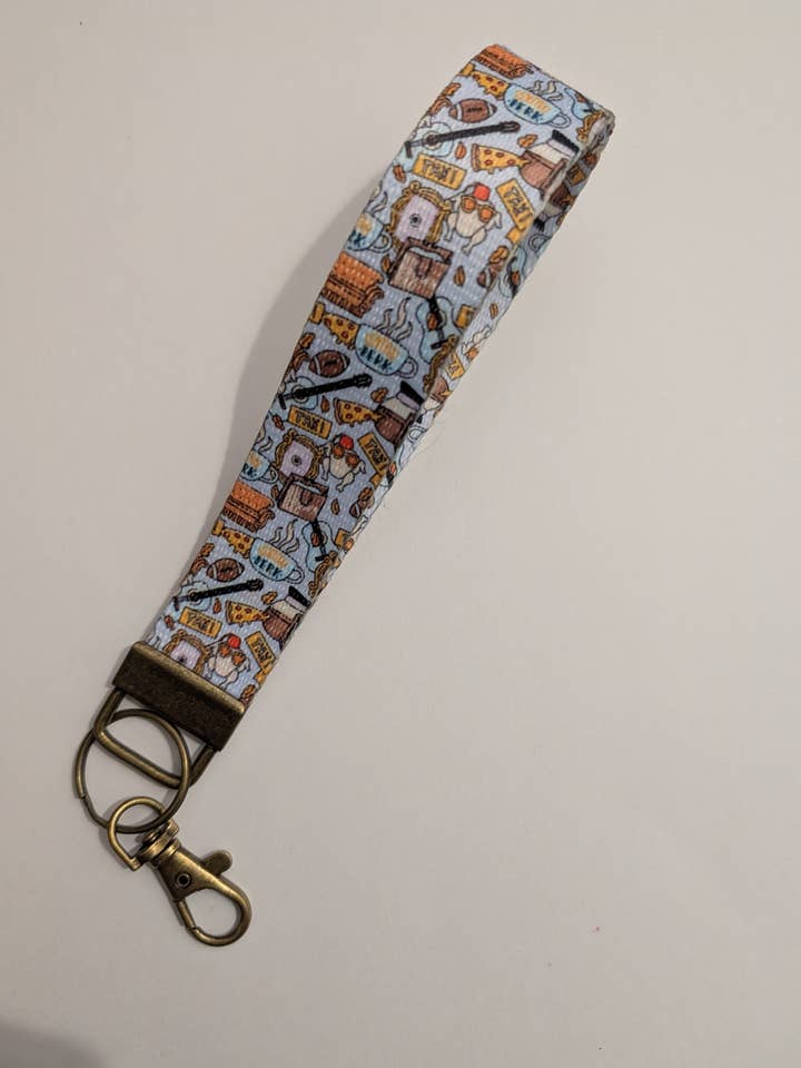 Friends Inspired Keychain Lanyard for wholesale by Sweet Bean Candle Collective