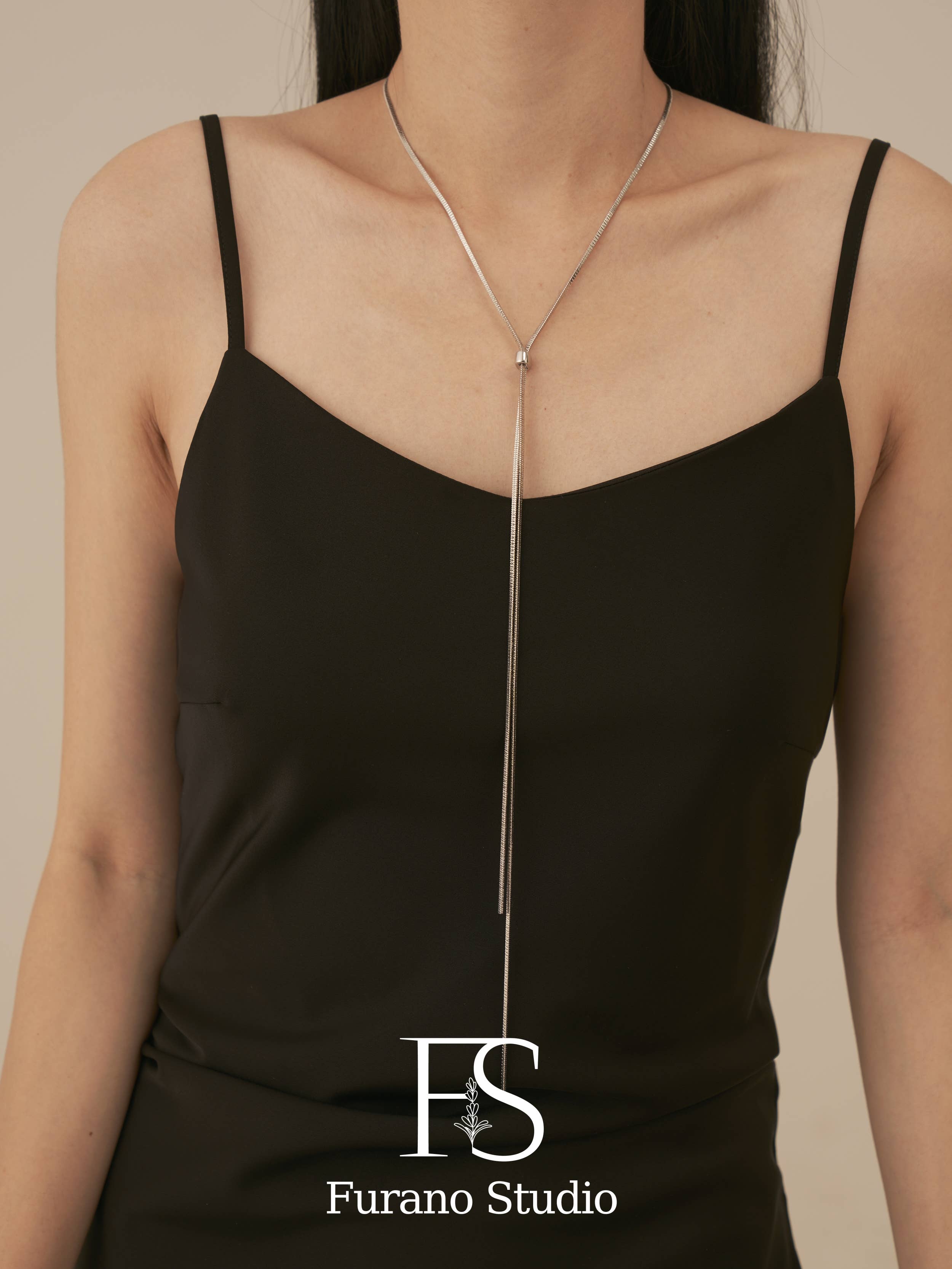 Furano Studio - Wholesale Y-Neck/Lariat Necklace - 18K Gold Extra Long Chain Necklace5