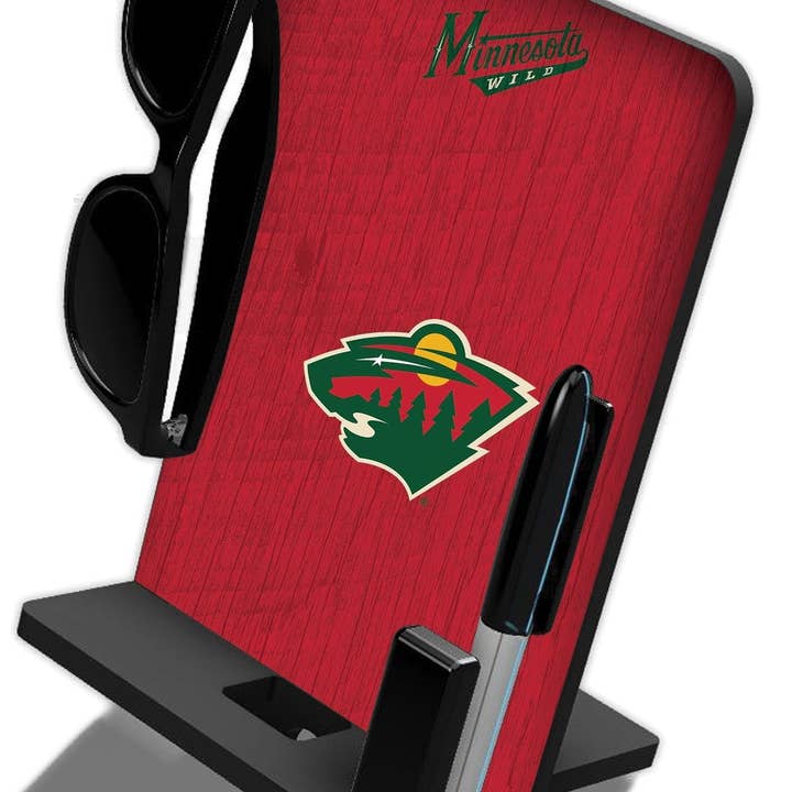 Minnesota Wild 4-in-1-Desktop-Telefonständer für den Großhandel von Fan Creations