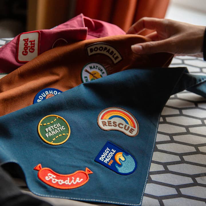 Scout's Honour Pty Ltd - Wholesale Pet Bandana - Dog - Dog Patch Bar | Loose Iron-On Patches (Pack of 36)5