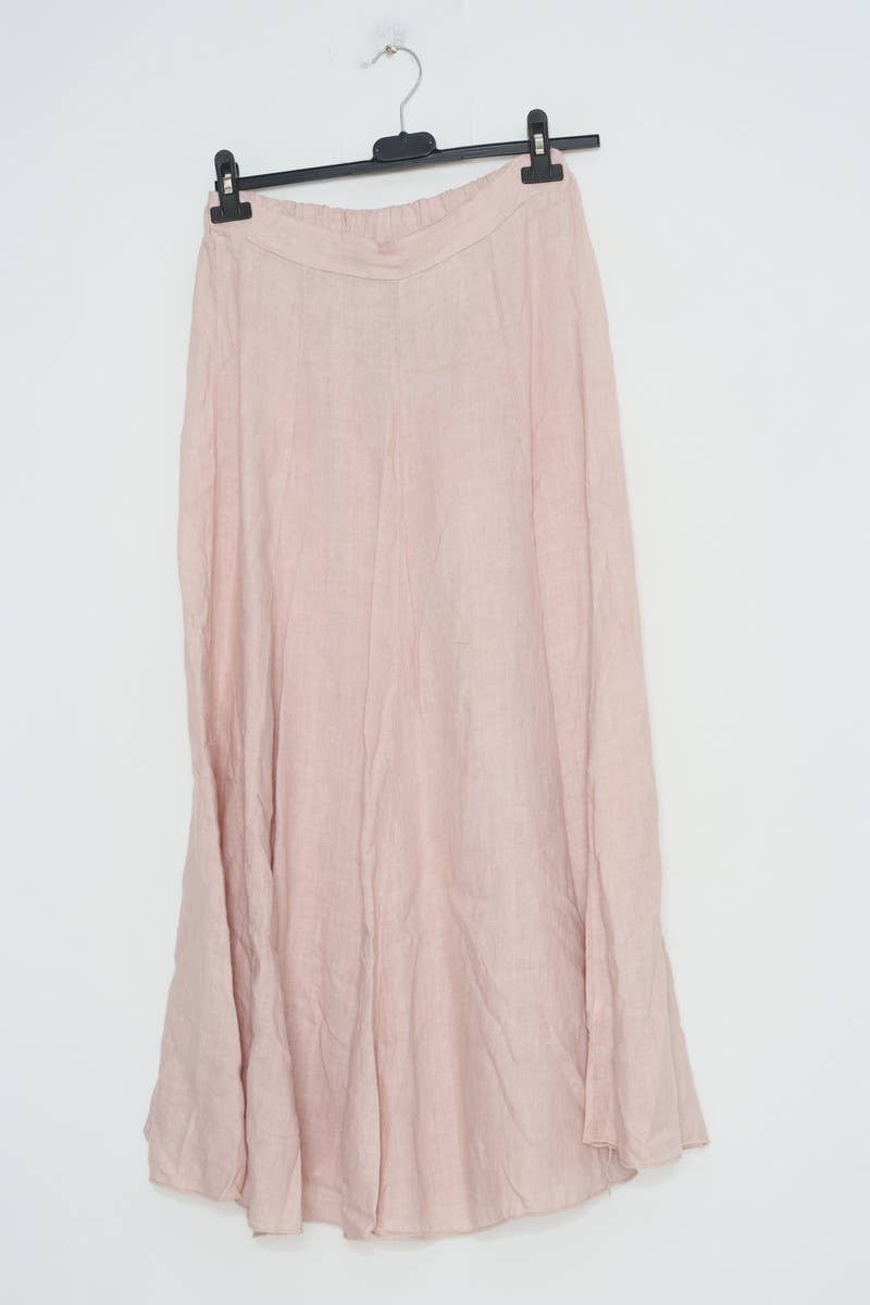 LÉA & LUC - Wholesale Skirt - Women's - 100% Linen Skirt REF.830422