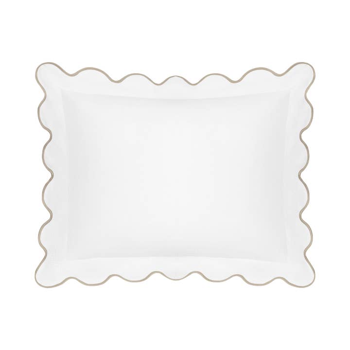 Home Treasures Linens - Wholesale Bedding Pillowcase/Sham - Honeycomb Sham (Scalloped Flange)2
