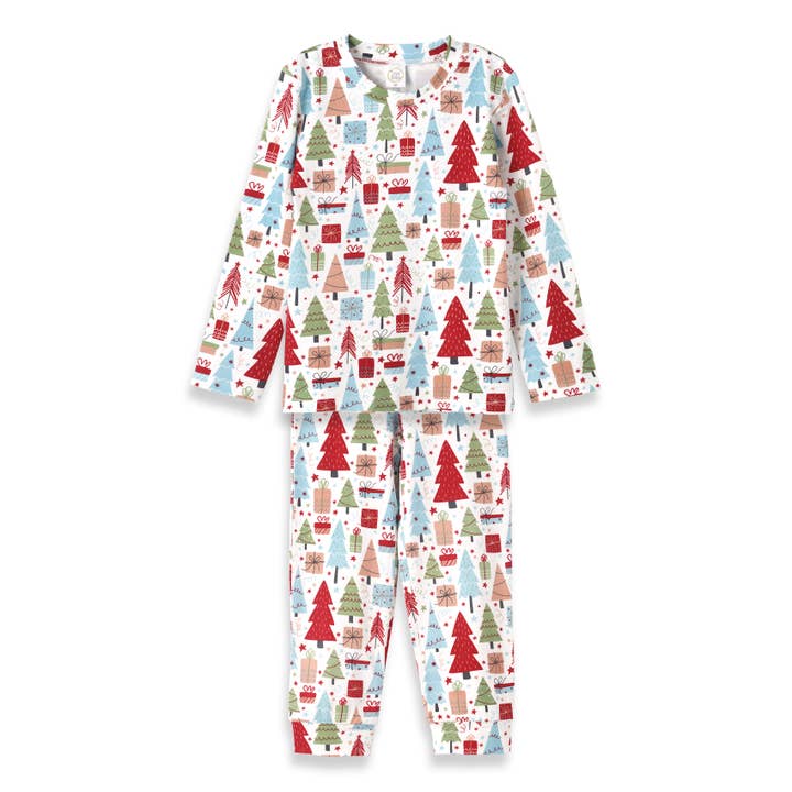Tesa Babe - Wholesale Sleepwear Set - Kids - Christmas Merry Family Matching Ultra-Soft Bamboo Pajamas1