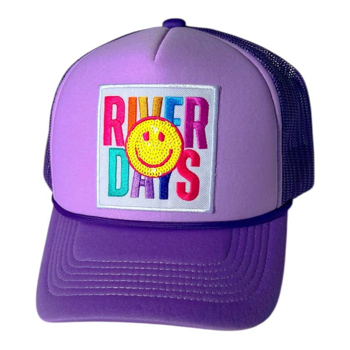 River Days Purple Hat for wholesale by Tweeds and Beads