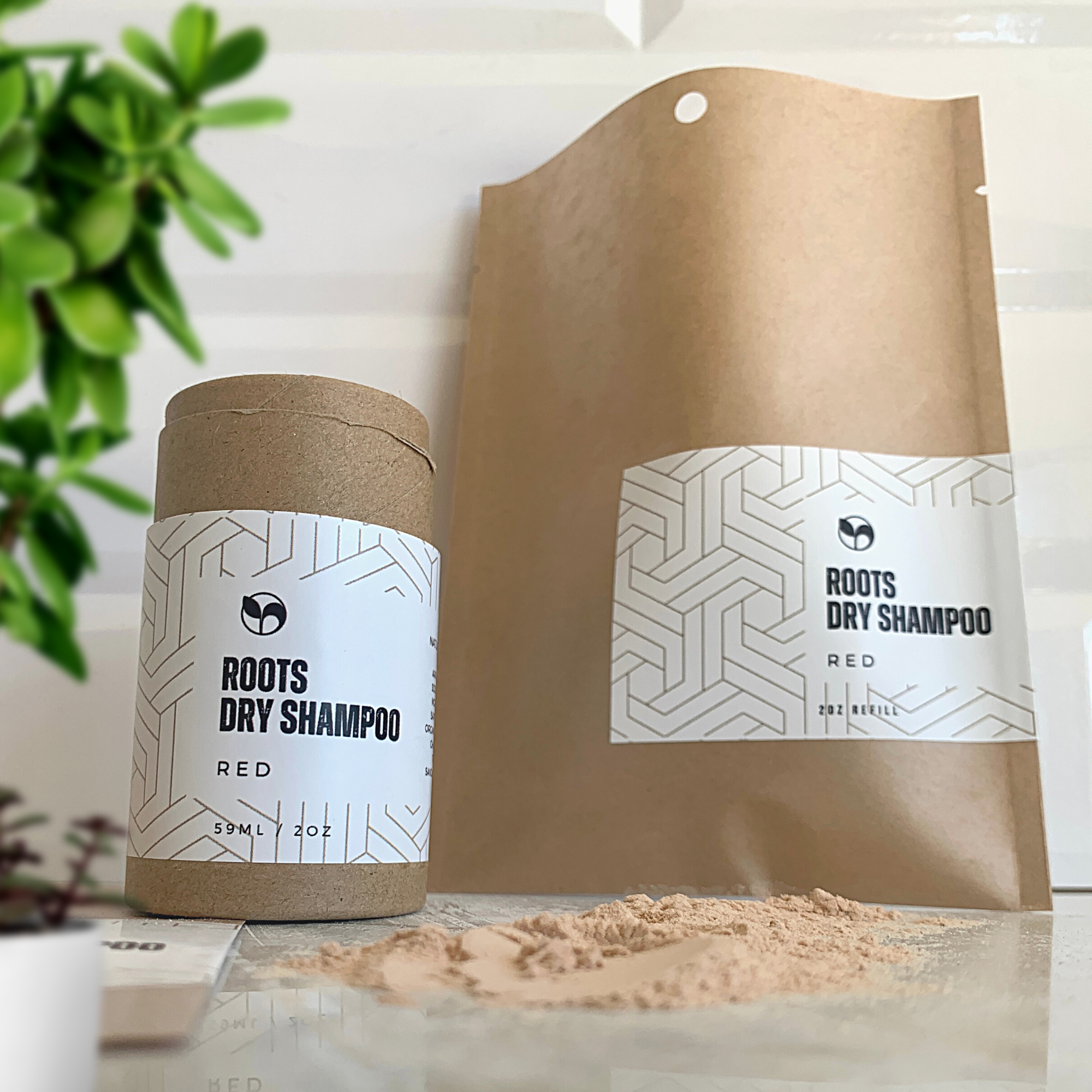 Scentcerae - Wholesale Dry Shampoo - Natural Roots Dry Shampoo bio-degradable shakers - 4 colors4