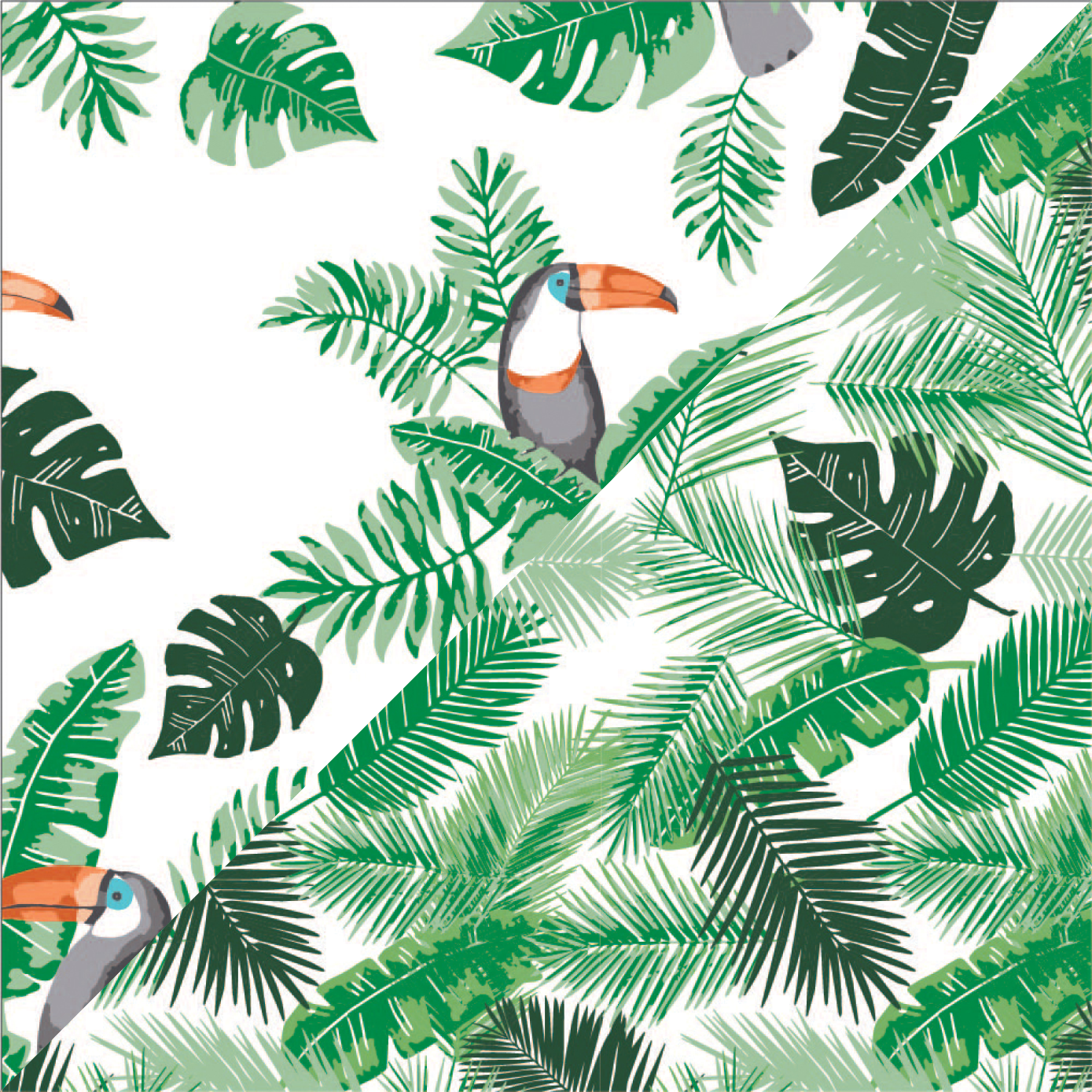 Bebe au Lait - Wholesale Bedding Blanket - Kids & Baby - Rio & Palms Classic Muslin Snuggle Blanket5