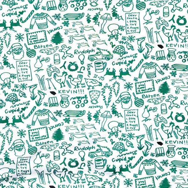 North Pole Christmas Two Piece Kids Henley Pajamas for wholesale on Faire7