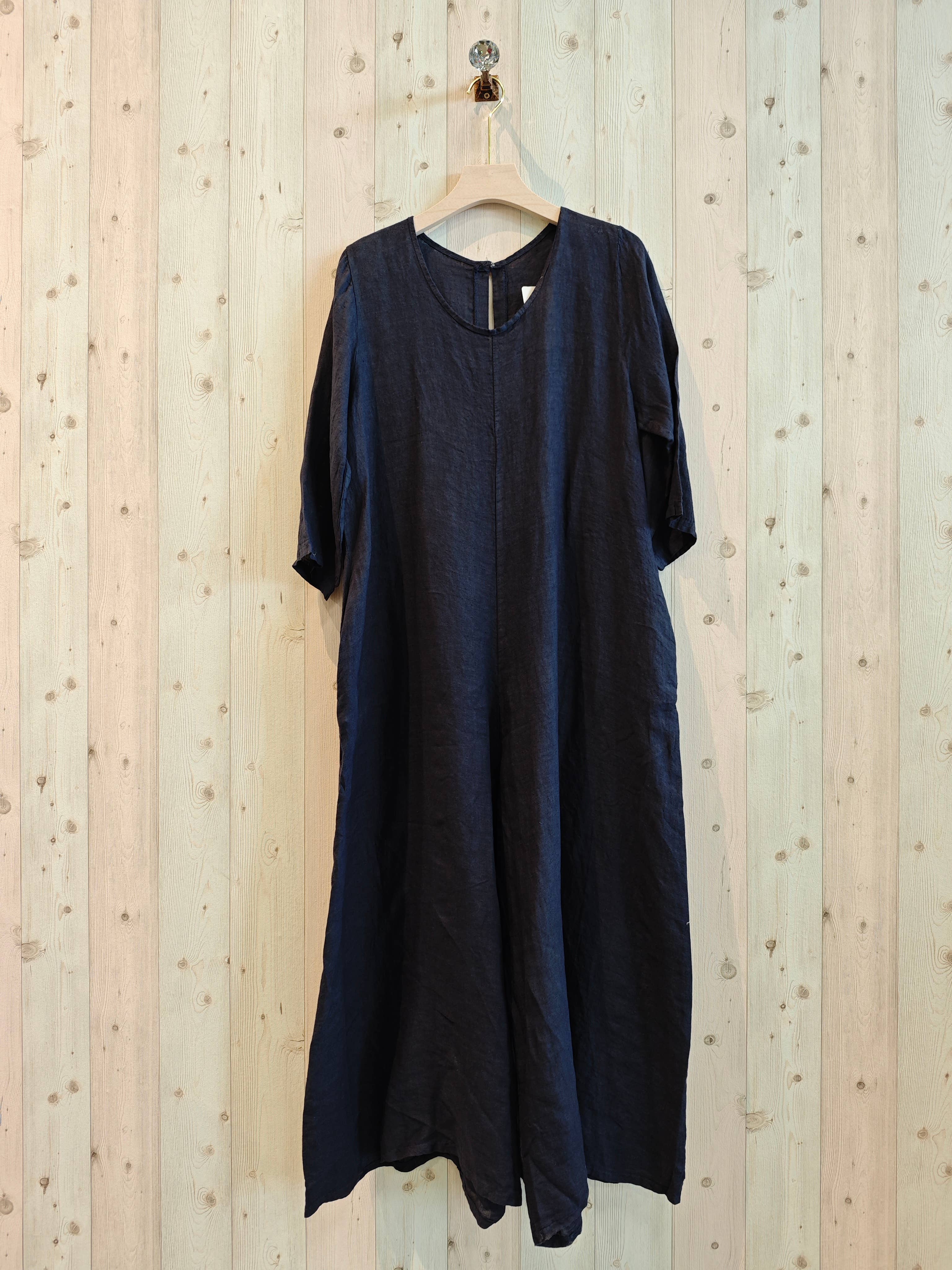 Linen & More - Vente Robe – femme - REF 2952 COMBINAISON À MANCHES EN 100 % LIN10