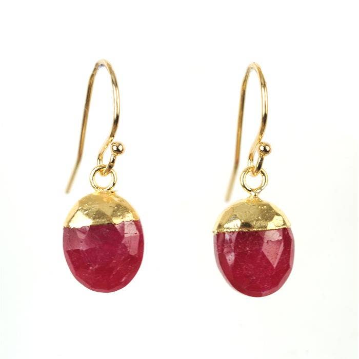 Sissy Yates Designs – wholesale Dangle earrings – Kyle Earring - (7 Gemstone Options)5