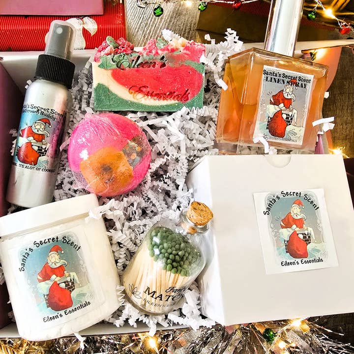 Santa's Secret Scent Gift Box (NEW) for wholesale by Eileen's Essentials, llc