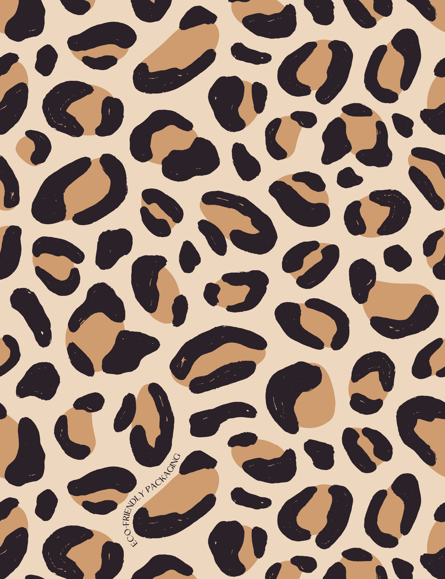 Small Biz Shipping Co – Engroshandel Konvolutter – 10 x 13" Poly Mailer - Boho Leopard2