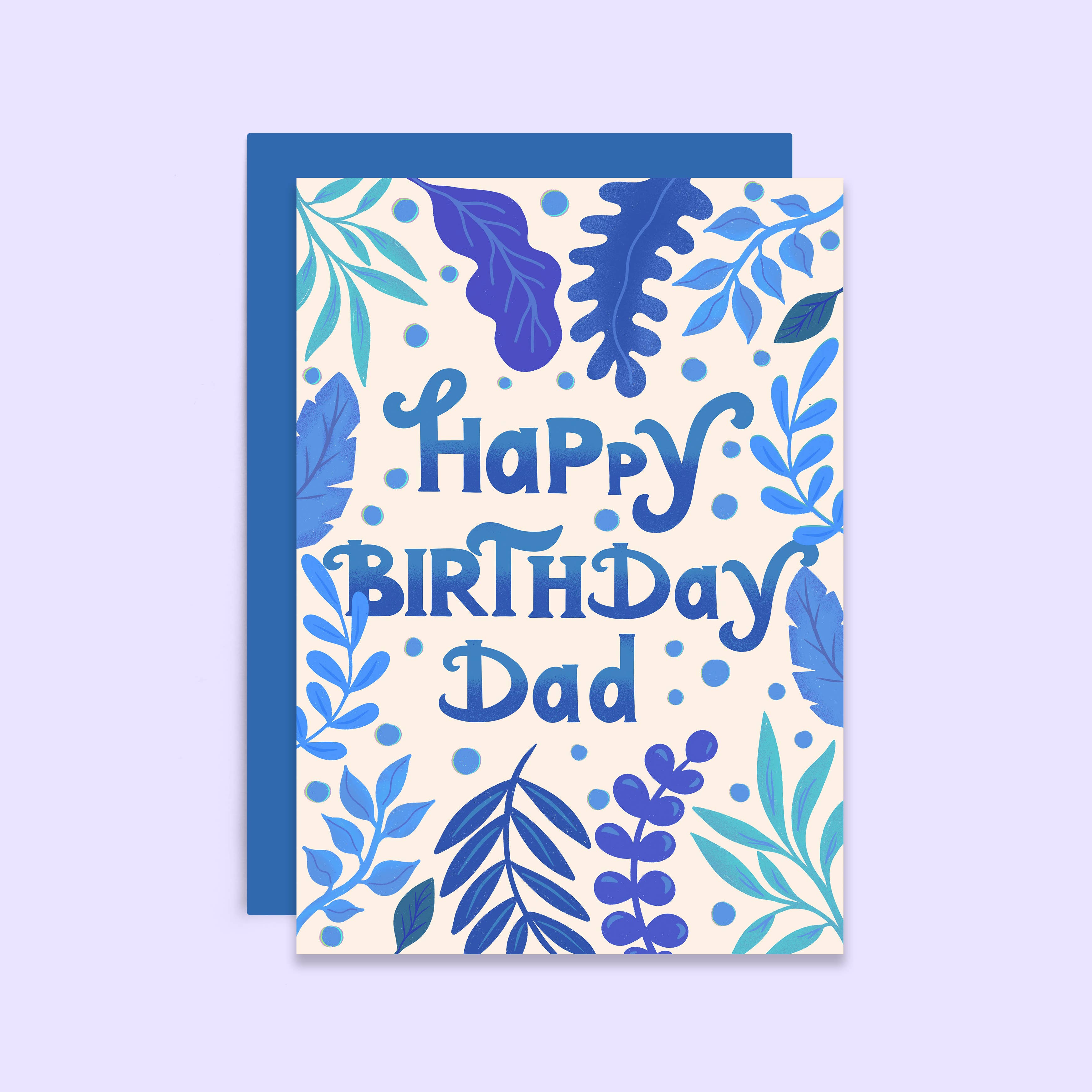 Tikkled Pink – wholesale Birthday card – Happy Birthday Dad Card | Botanical | Plant Dad
