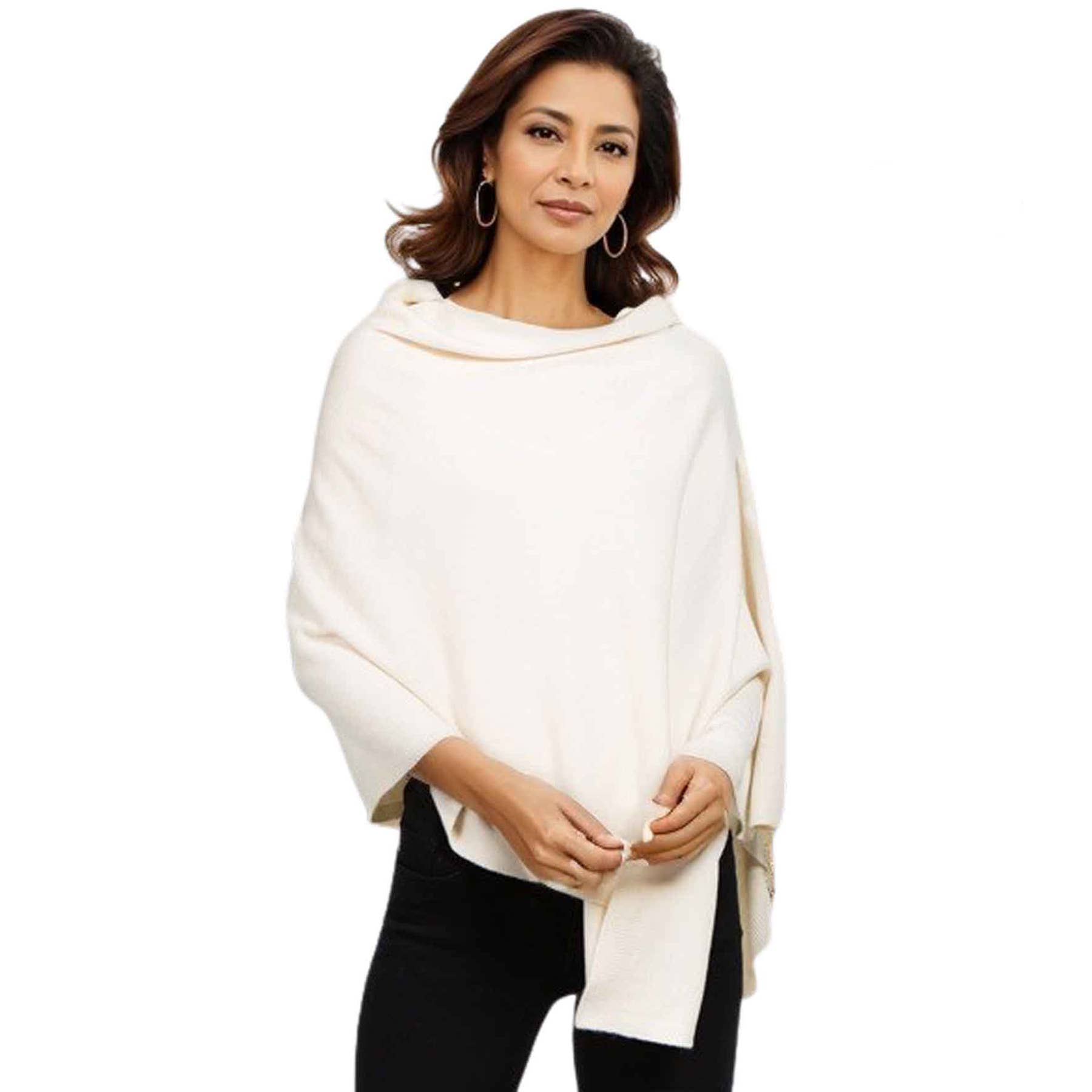 The Magic Scarf Company - Vendita all'ingrosso Poncho - Donna - Poncho effetto cashmere2