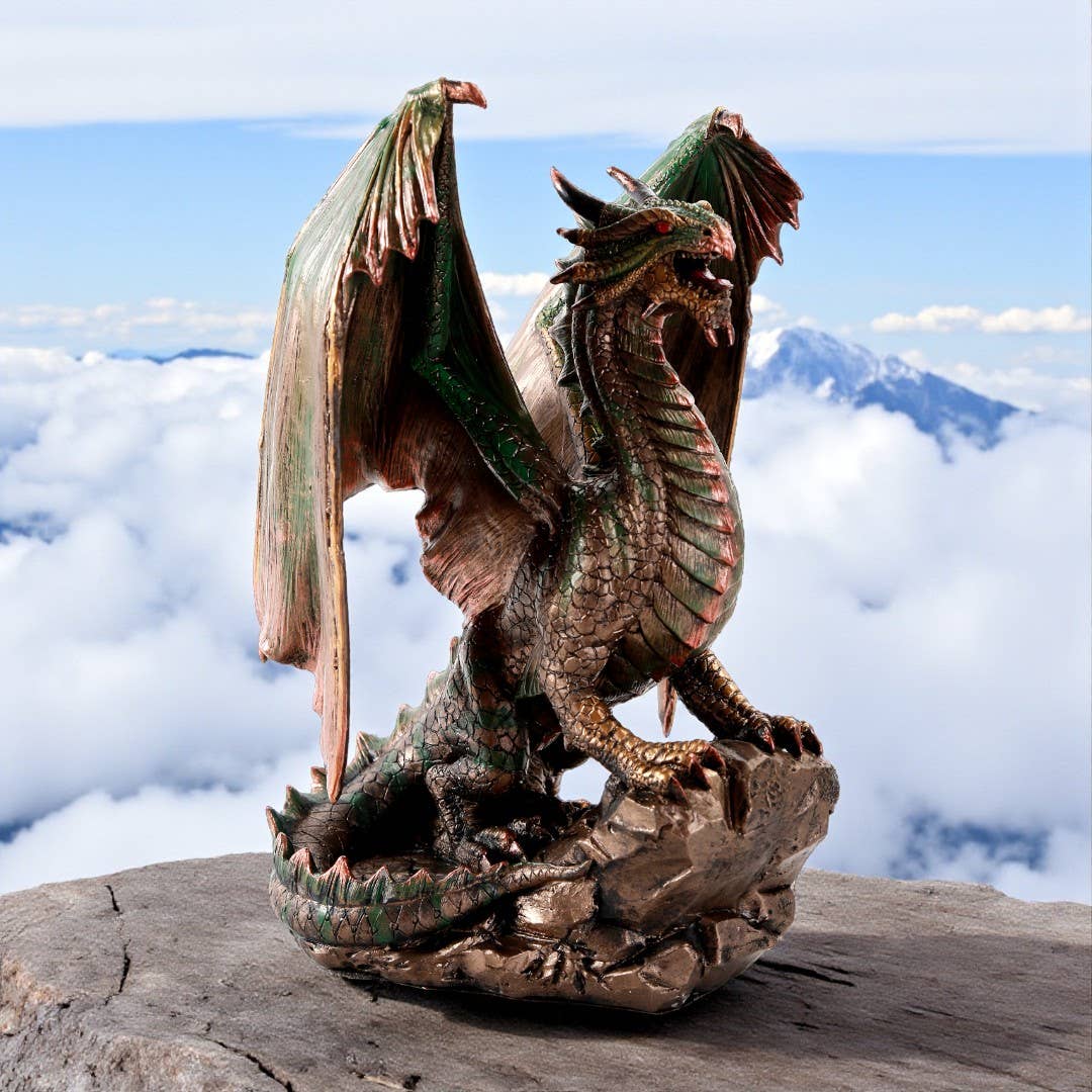 Pacific Trading - Venta al por mayor Figura decorativa - Dragón de Bronce2