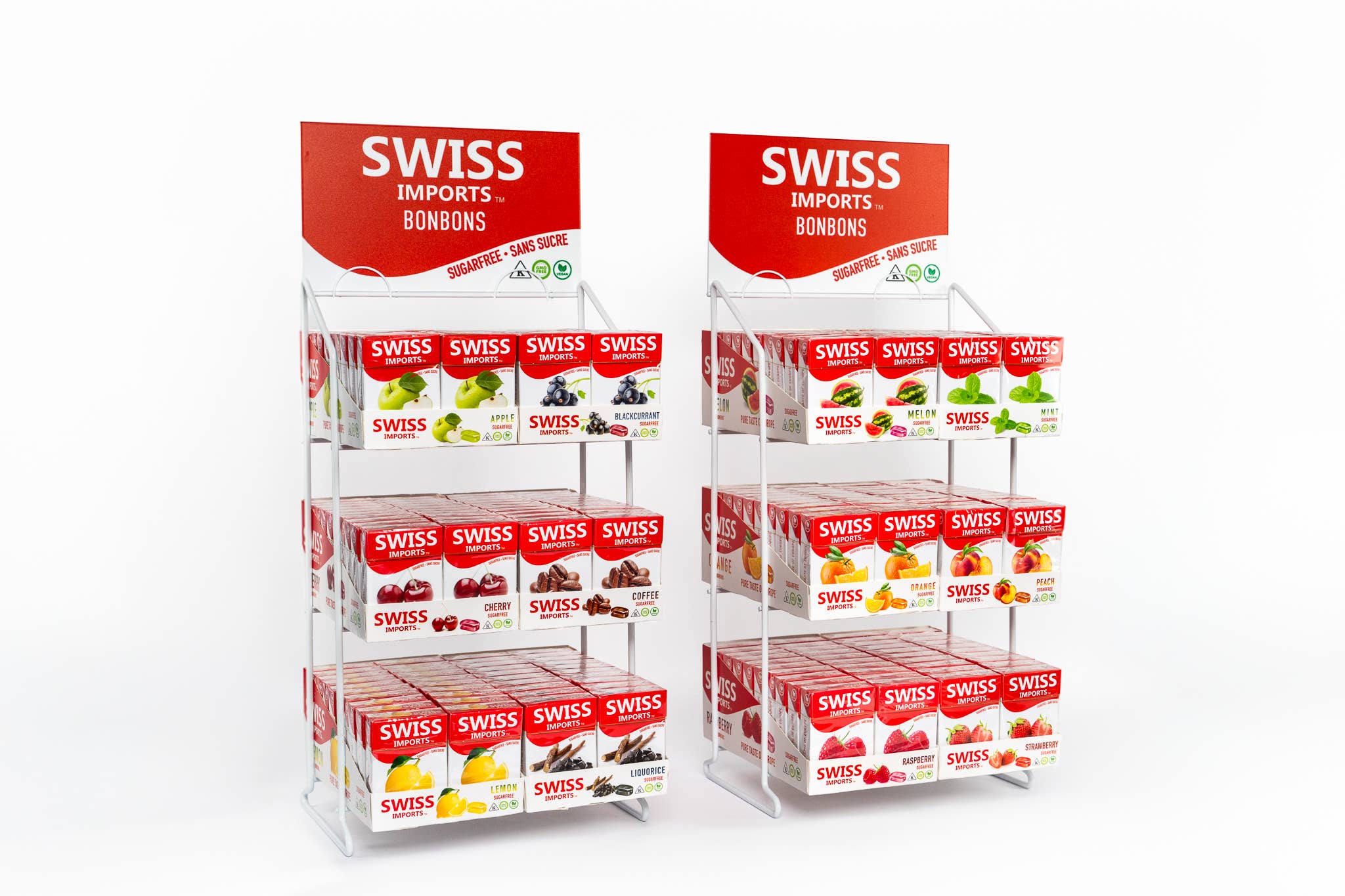 SWISS IMPORTS - Wholesale Hard Candy - Swiss Imports Bonbons Sugar Free Strawberry Candy 40g4