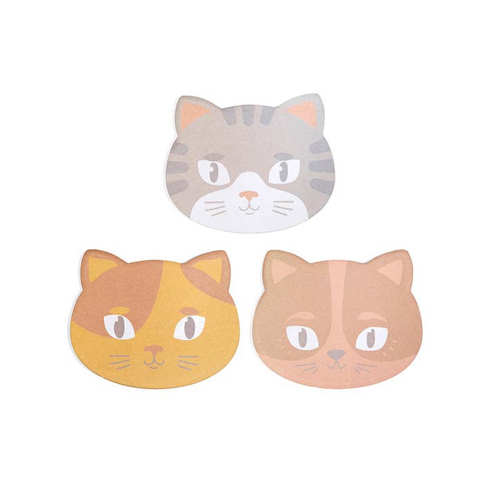 Kikkerland Design Inc - Wholesale Sticky Notes - Kitty Cat Sticky Notes1