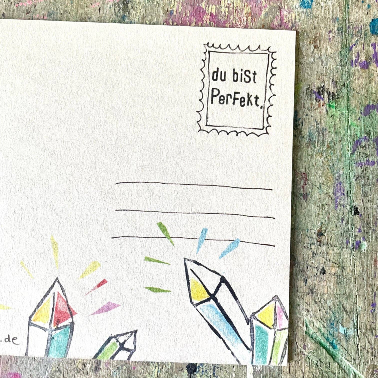 kuki - Wholesale Postcard - "You are Perfect…" Kuki Postcard Set of 104