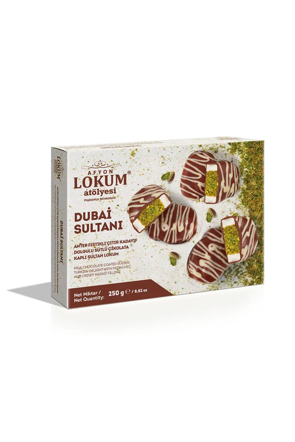 Pistest - Wholesale Chocolate Covered Sweets - Dubai Chocolate Pistachio Filled Crispy Kadayif Milk 8.8oz