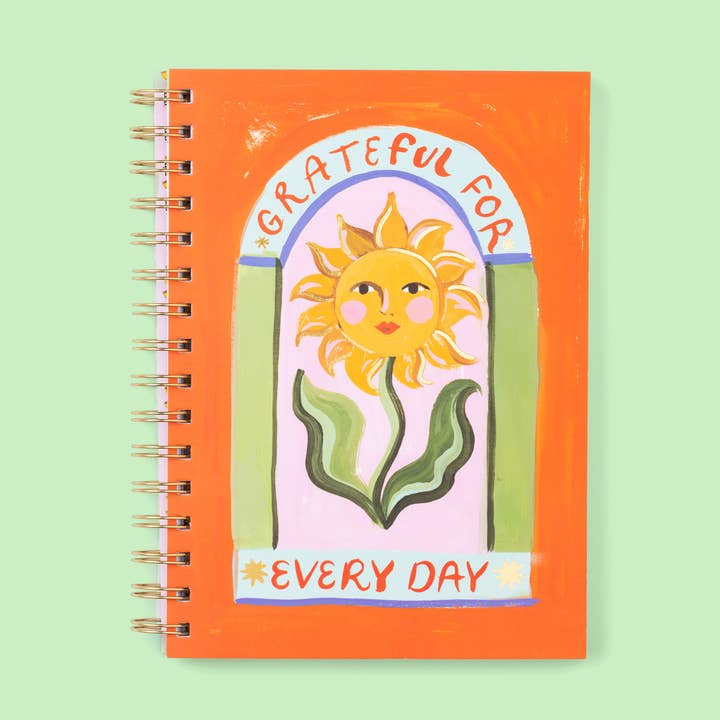 Carnet Tournesol Reconnaissant Pour Chaque Jour pour la vente par Eleanor Bowmer