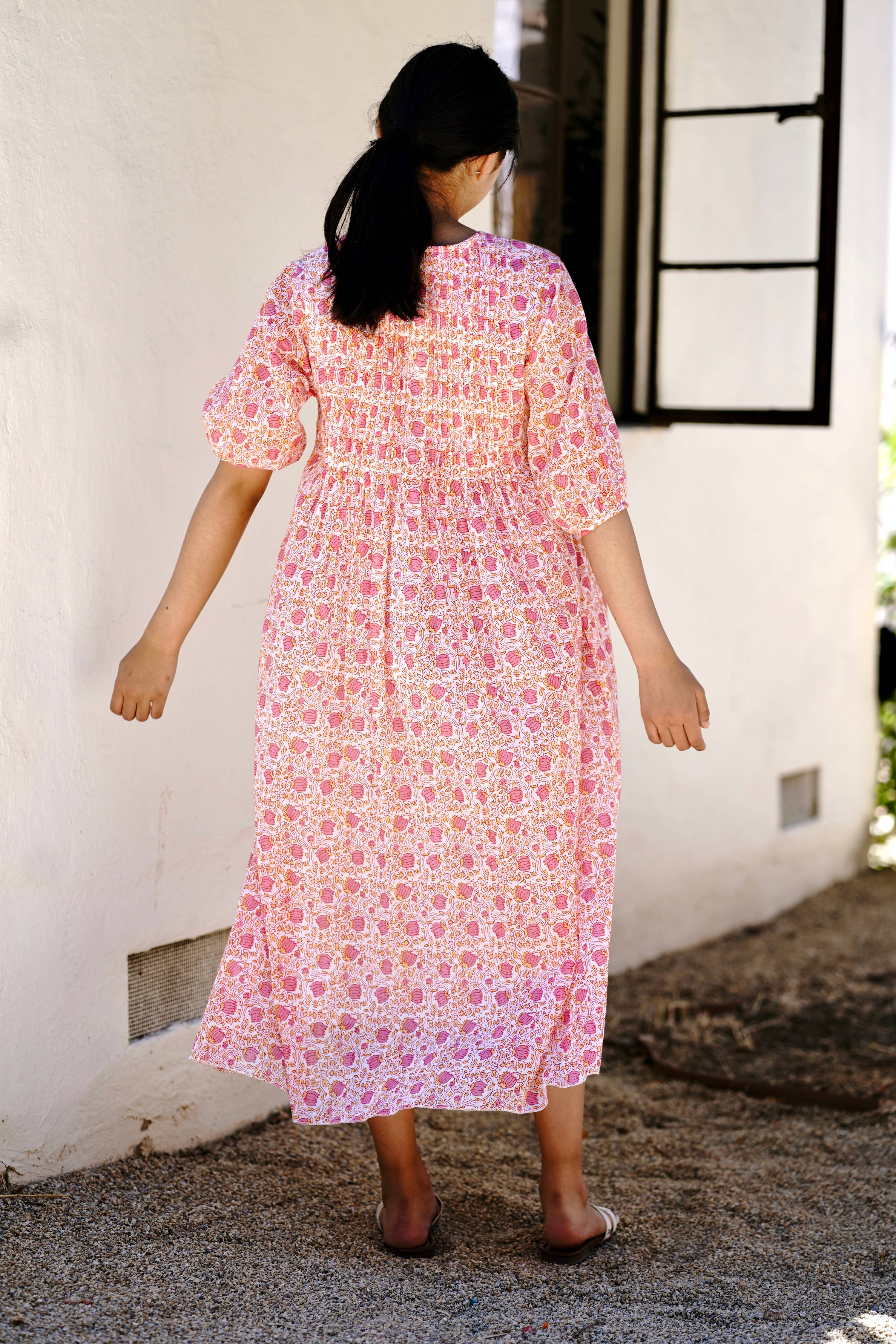 Elfenben-Rosa Skye klänning elfenben-rosa för wholesale på Faire4