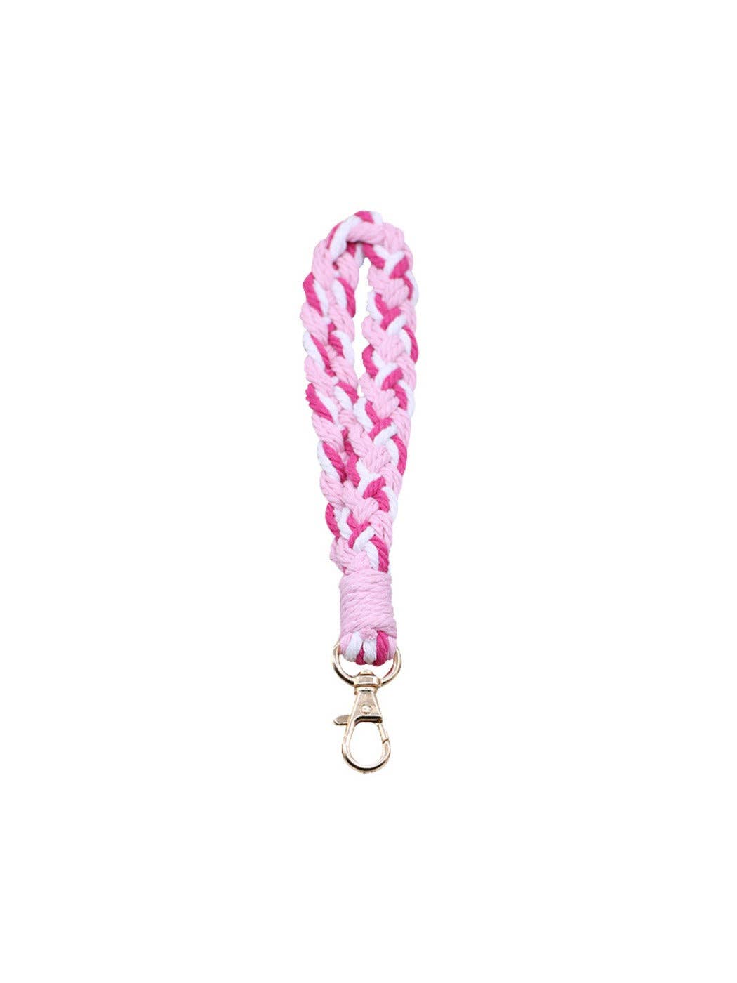 Funkyrel® Atzbranding Limited – wholesale Keychain – Women's – Koco - Colorful Braided Keychain & Wristlet Phone Lanyard5