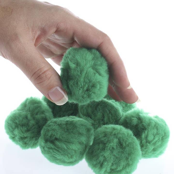 Factory Direct Craft - Wholesale Craft supplies - Pack of 8 Fluffy 2" Pom Poms - Select Color2