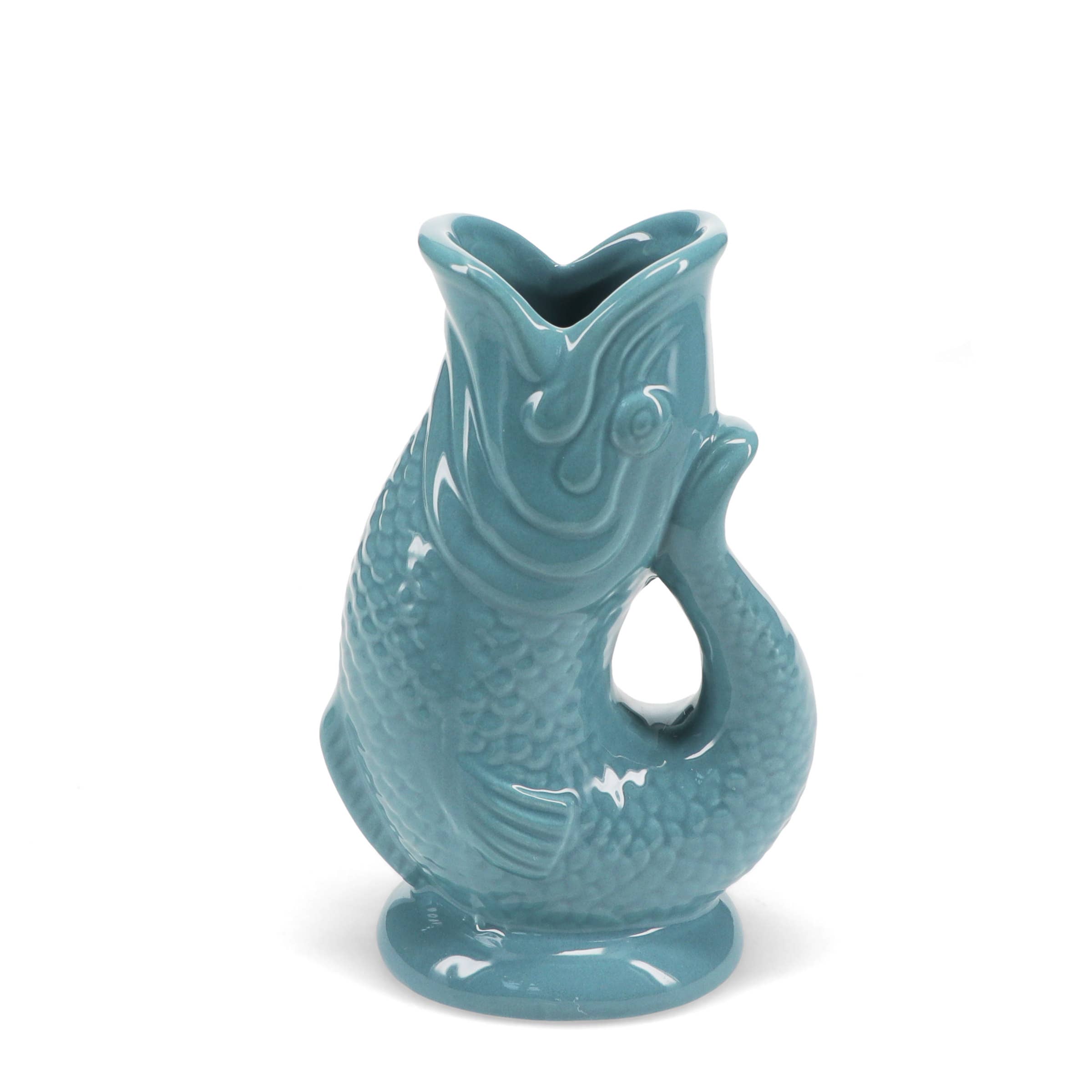 Rex B2B - UK - Wholesale Vase - Ceramic fish vase - Blue1