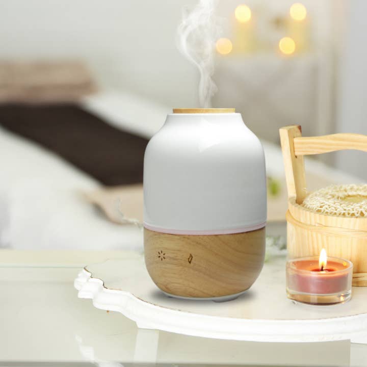 Zen'Arôme - Wholesale Electronic Diffuser - Purisia Wood & Ceramic Essential Oil Diffuser13