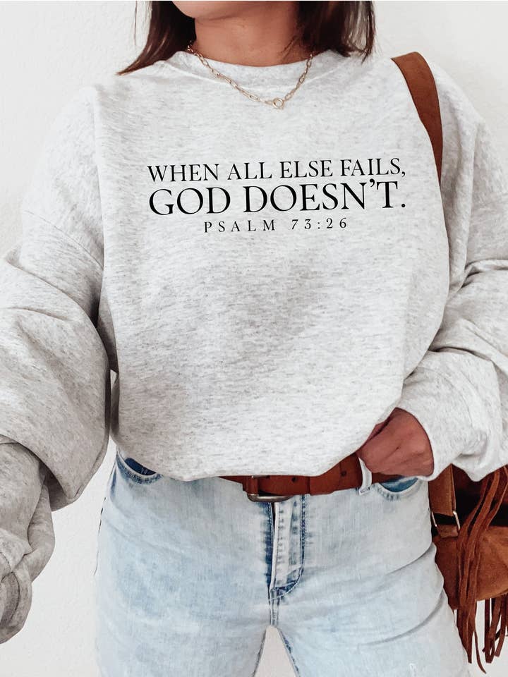 Quand tout échoue pour la vente par Simply Faith Boutique