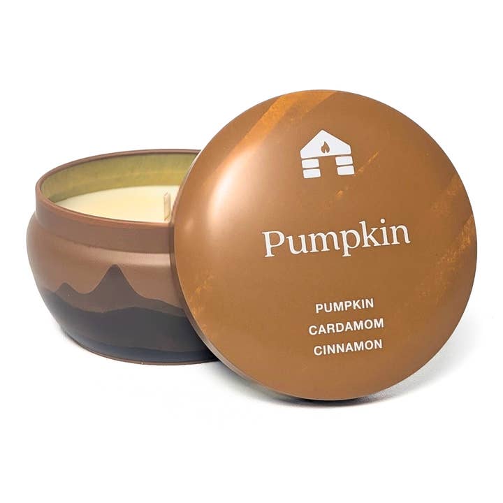 Græskar Duftlys - Bluecorn Aromática - 8oz Dåse for engroshandel hos Bluecorn Candles