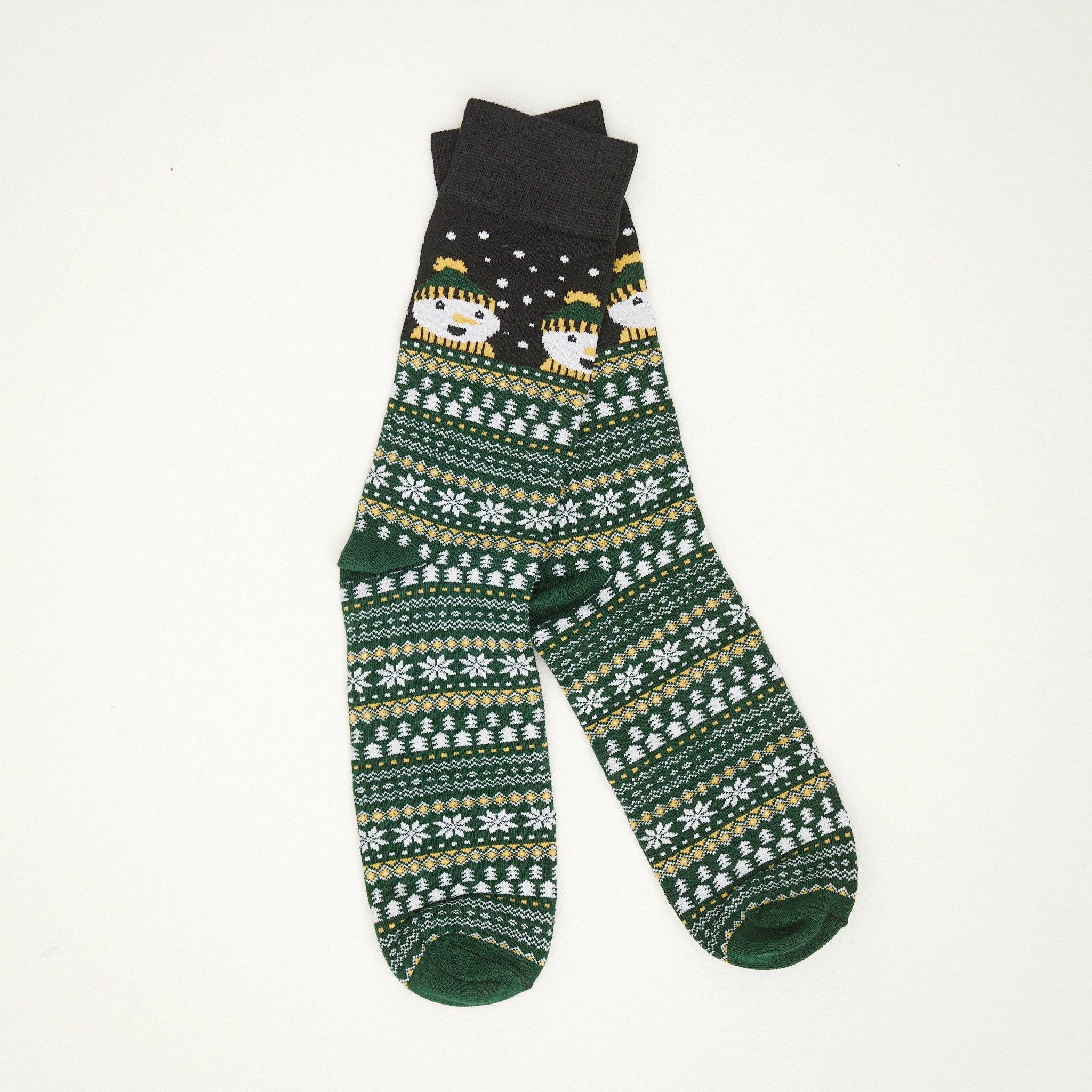 Happy Seasons - Vendita all'ingrosso Calzini - Unisex - Calze di Natale con pupazzo di neve1