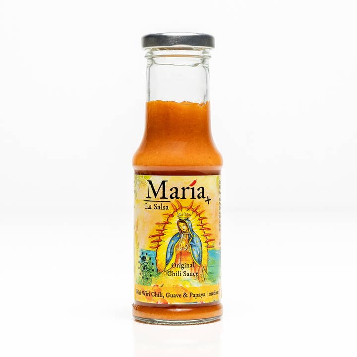 Wiri Wiri chili met guave en papaja voor wholesale door María La Salsa