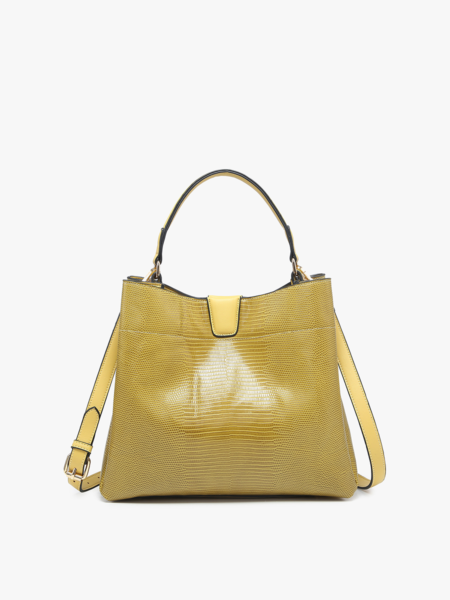 Jen & Co. - Vendita all'ingrosso Cartella - Donna - Cartella monogrammabile Tati Lizard M1951LZ1