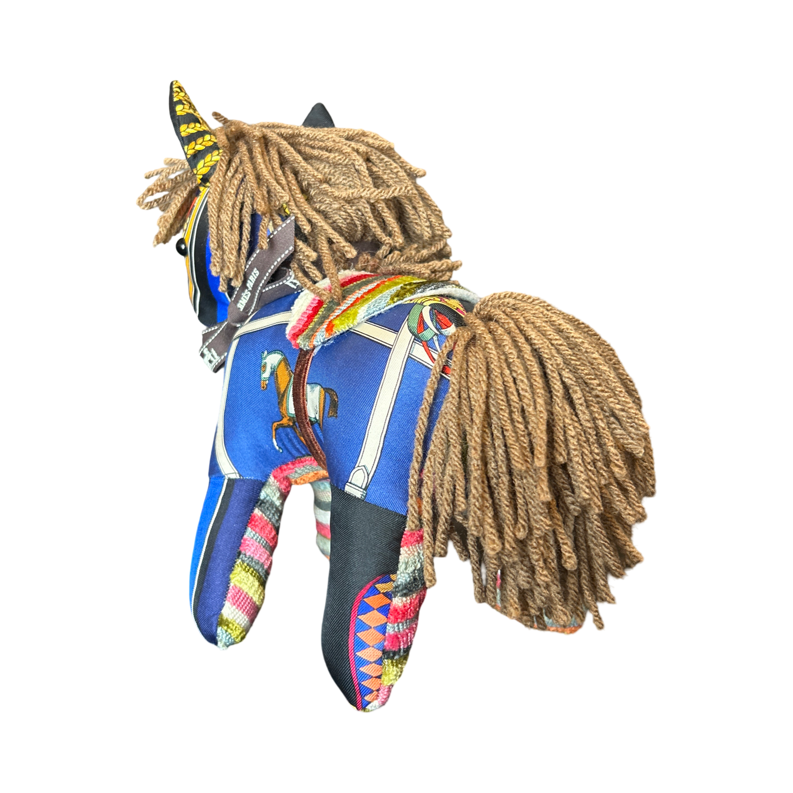 Vintage Luxe Up - Wholesale Decorative figurine - Rubans du Cheval Vintage Silk Scarf Noble Pony1