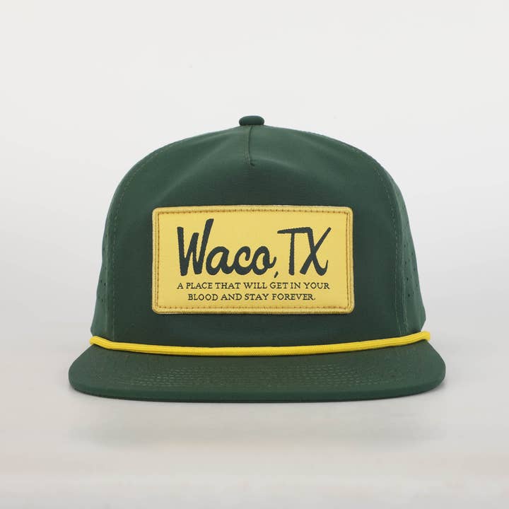 Happy By Rachel, LLC - Wholesale Flat Brim Cap - Unisex - Waco, TX Rope Hat with Patch1