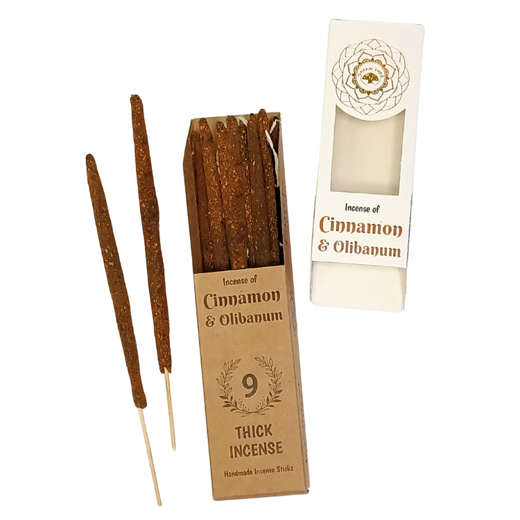 Green Tree - Wholesale Incense - Green Tree Cinnamon & Olibanum Botanical Thick Incense Sticks2