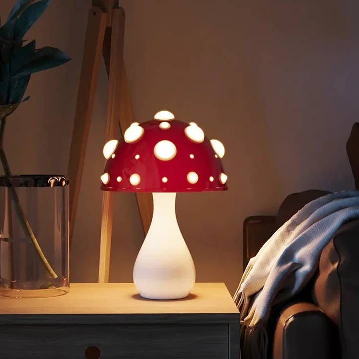 Kiyo Home - Wholesale Accent/Desk Lamp - Mushroom Lamp | Novelty Table Lamp | Mushroom Night Light13