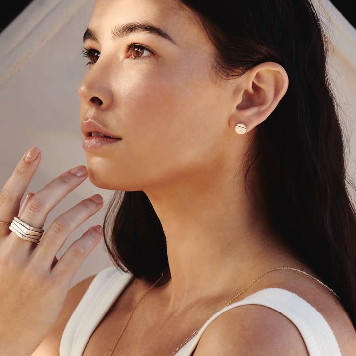 Colleen Mauer Designs - Wholesale Band/Stacked Ring - 1mm Wide Monotone Stacking Ring16