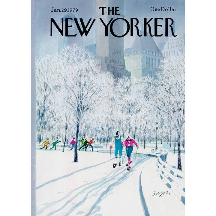 NYVX038 - Skiing In Central Park for wholesale by Nelson Line