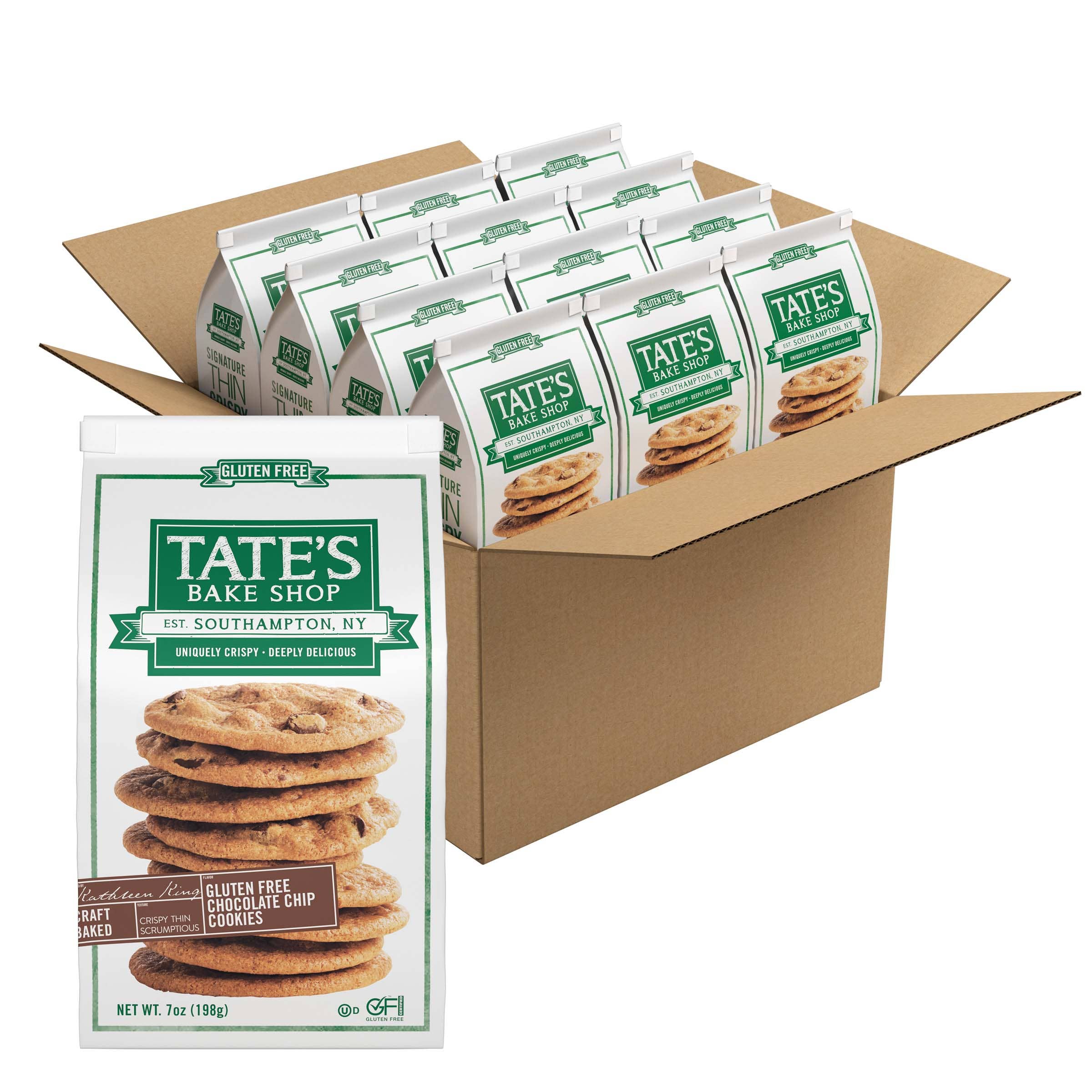 Tate's Bake Shop - Wholesale Cookie - Gluten Free Chocolate Chip Cookies | 7oz | 12 Count1