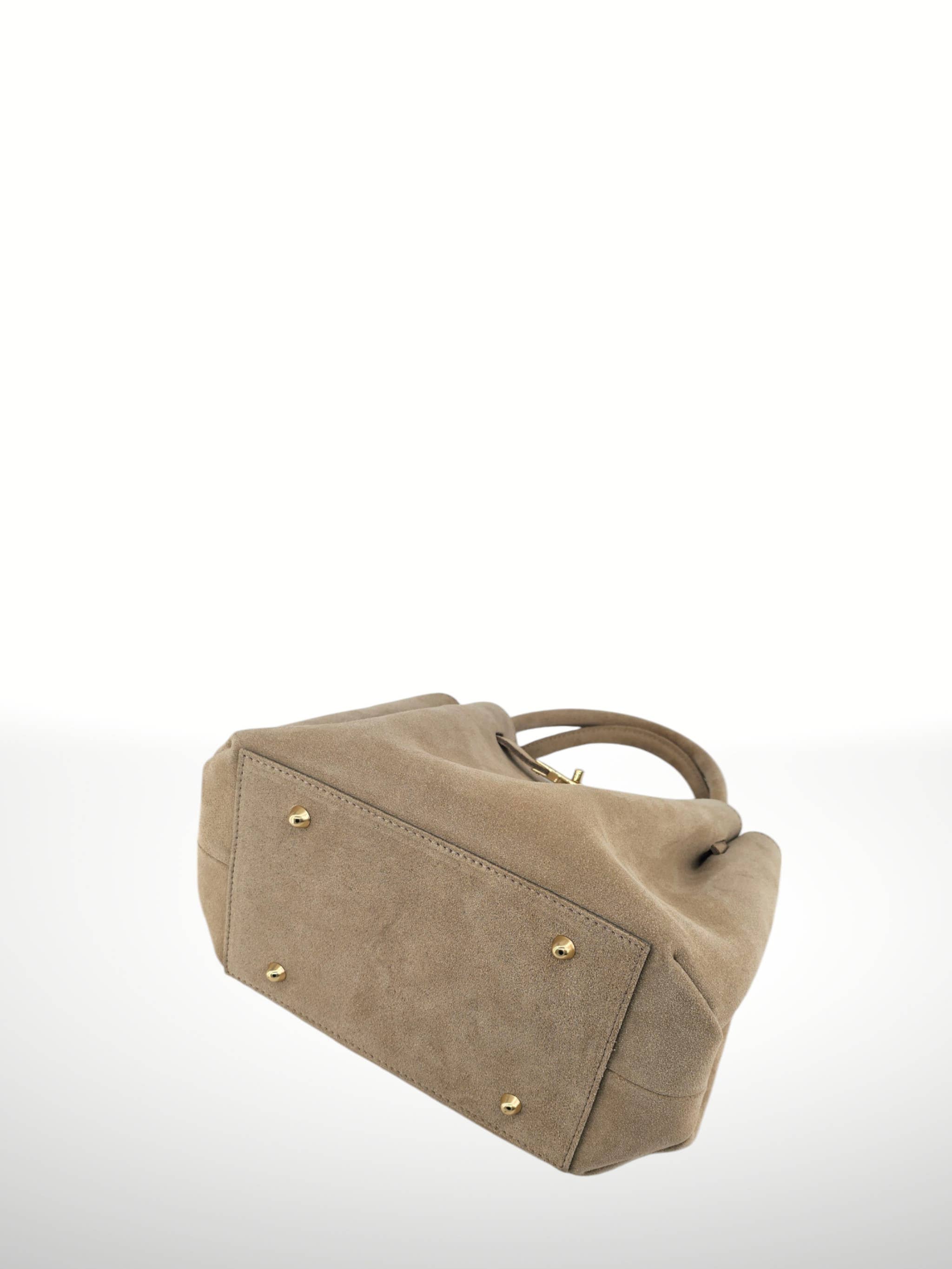 ITALIAN'S LEATHER – Großhandel Henkeltasche – Damen – Iklana Wildledertasche 25030811