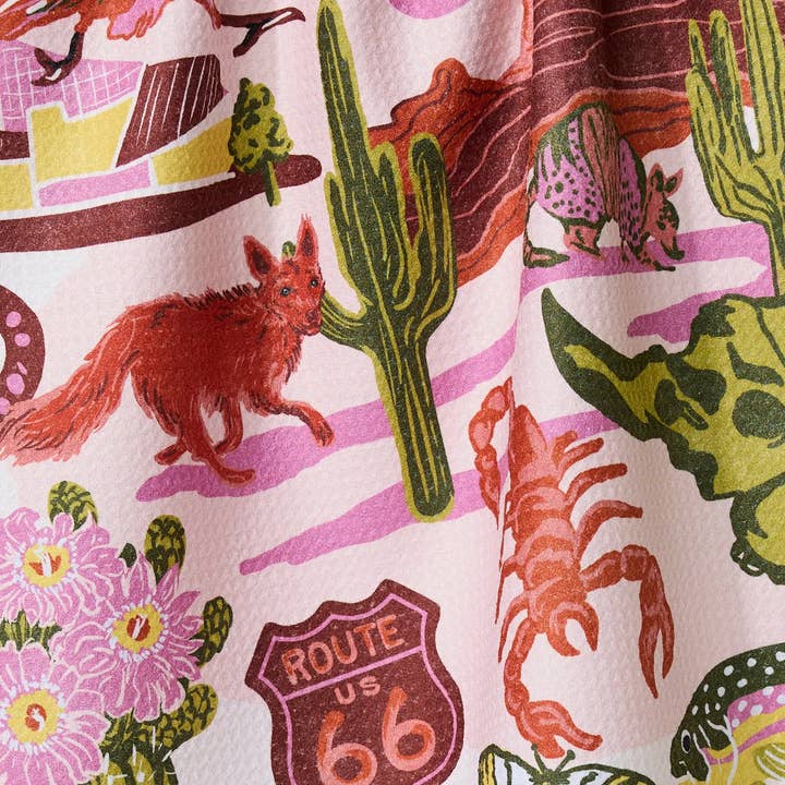 Geometry - Wholesale Tea Towel - Greetings From Arizona Tea Towel1